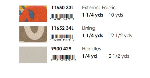 Urban Whisper Mochi Linen by Zen Chic : Carry A Smile Bag Pattern # ZC CABP