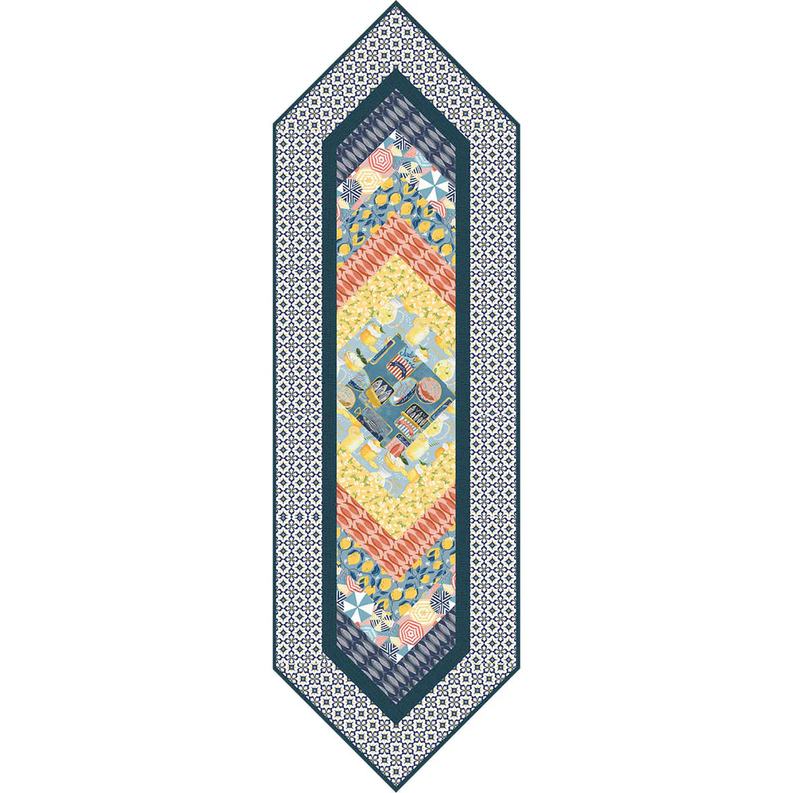 Villa Sol by Jennifer Moore : Braid Table Runner Quilt-As-You-Go Kit