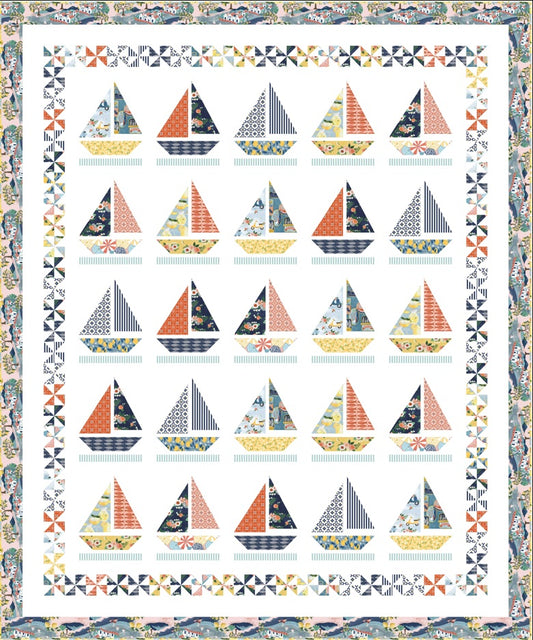 Villa Sol by Jennifer Moore : Day at Sea Quilt Kit