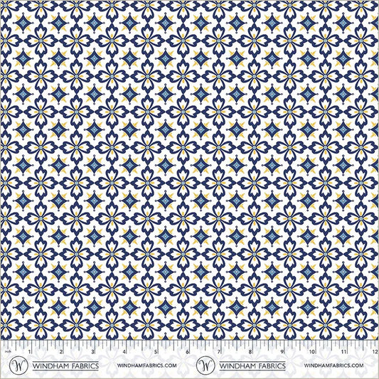 Villa Sol by Jennifer Moore : Flower Tiles White 55233-5