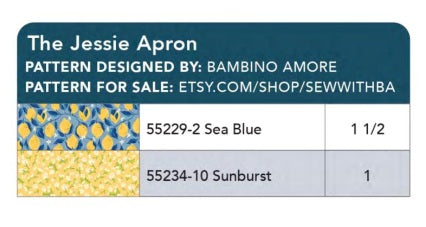 Villa Sol by Jennifer Moore : Jessie Apron Kit