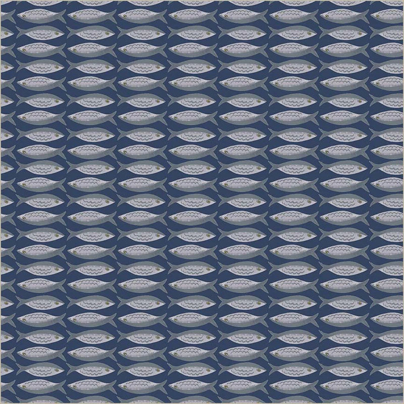 Villa Sol by Jennifer Moore : Little Fishes Navy 55231-8