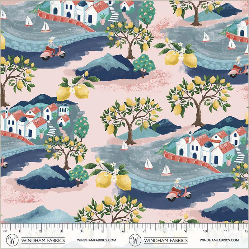 Villa Sol by Jennifer Moore : Little Village Pale Pink 55223-1
