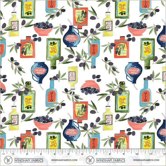 Villa Sol by Jennifer Moore : Olio D'Oliva White 55227-5