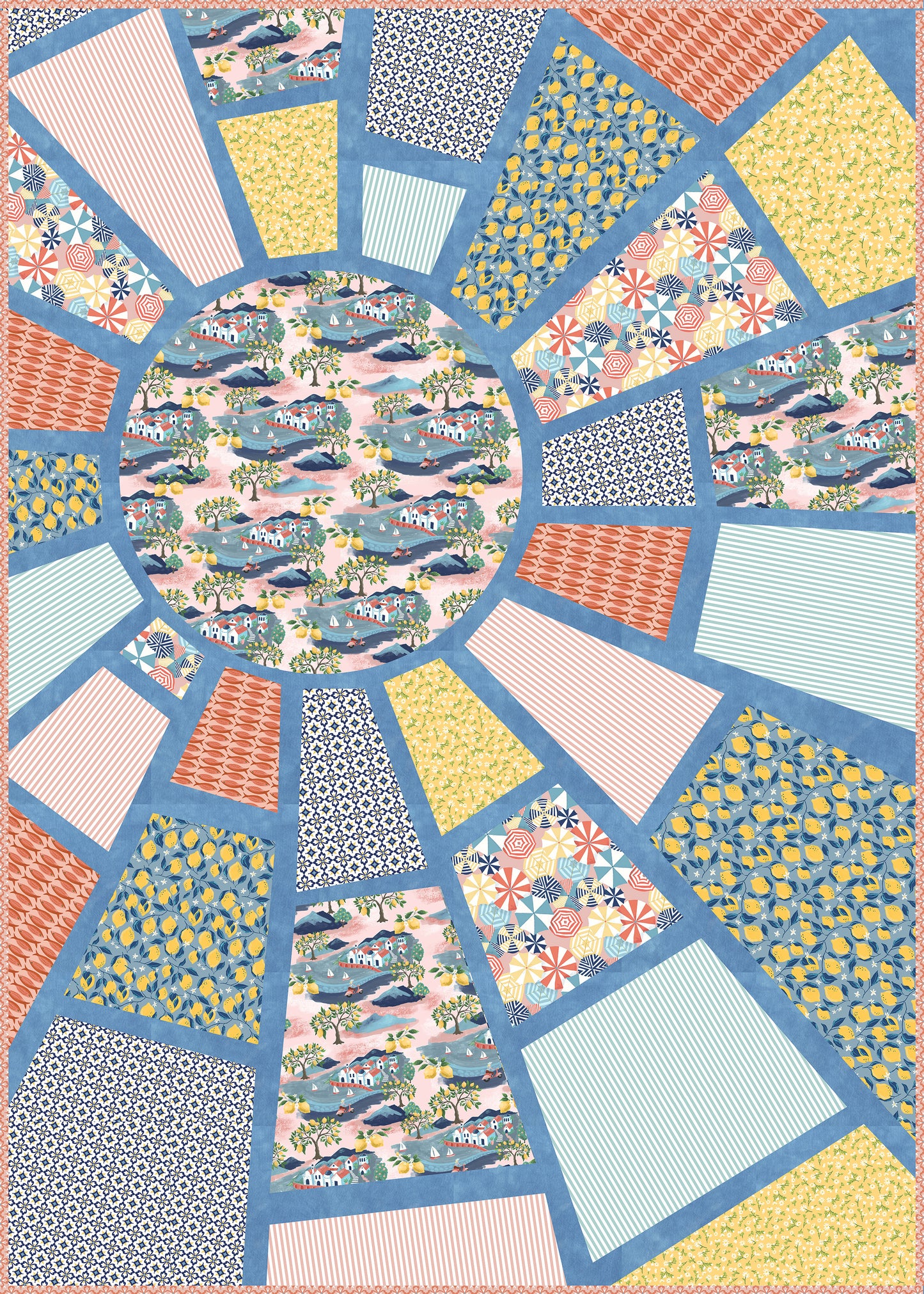 Villa Sol by Jennifer Moore : Sunrays Quilt Kit