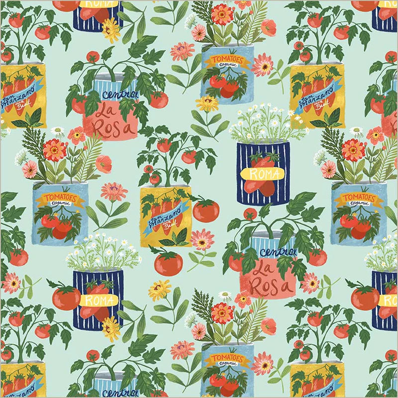 Villa Sol by Jennifer Moore : Tomato Tomahto Aqua 55225-3
