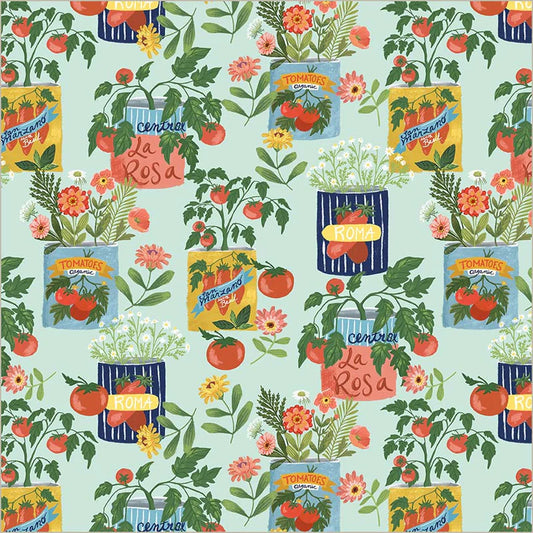 Villa Sol by Jennifer Moore : Tomato Tomahto Aqua 55225-3