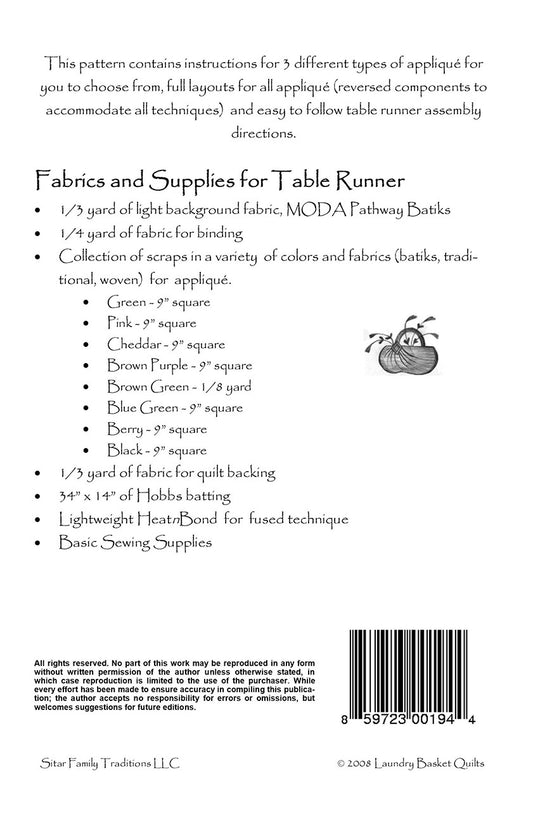 Vine and Berries # LBQVB01 - Special Order