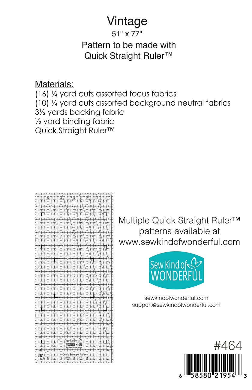 Vintage Quilt Pattern by Sew Kind of Wonderful