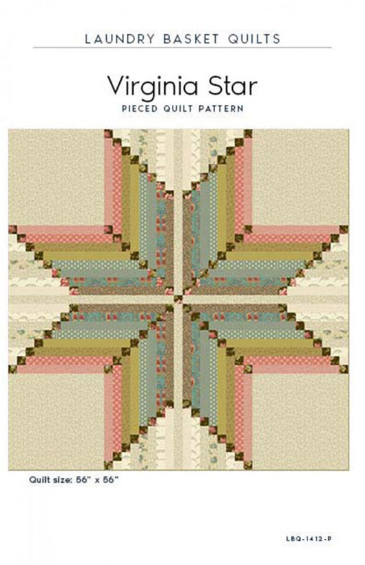 Virginia Star Quilt Pattern by Laundry Basket Quilts