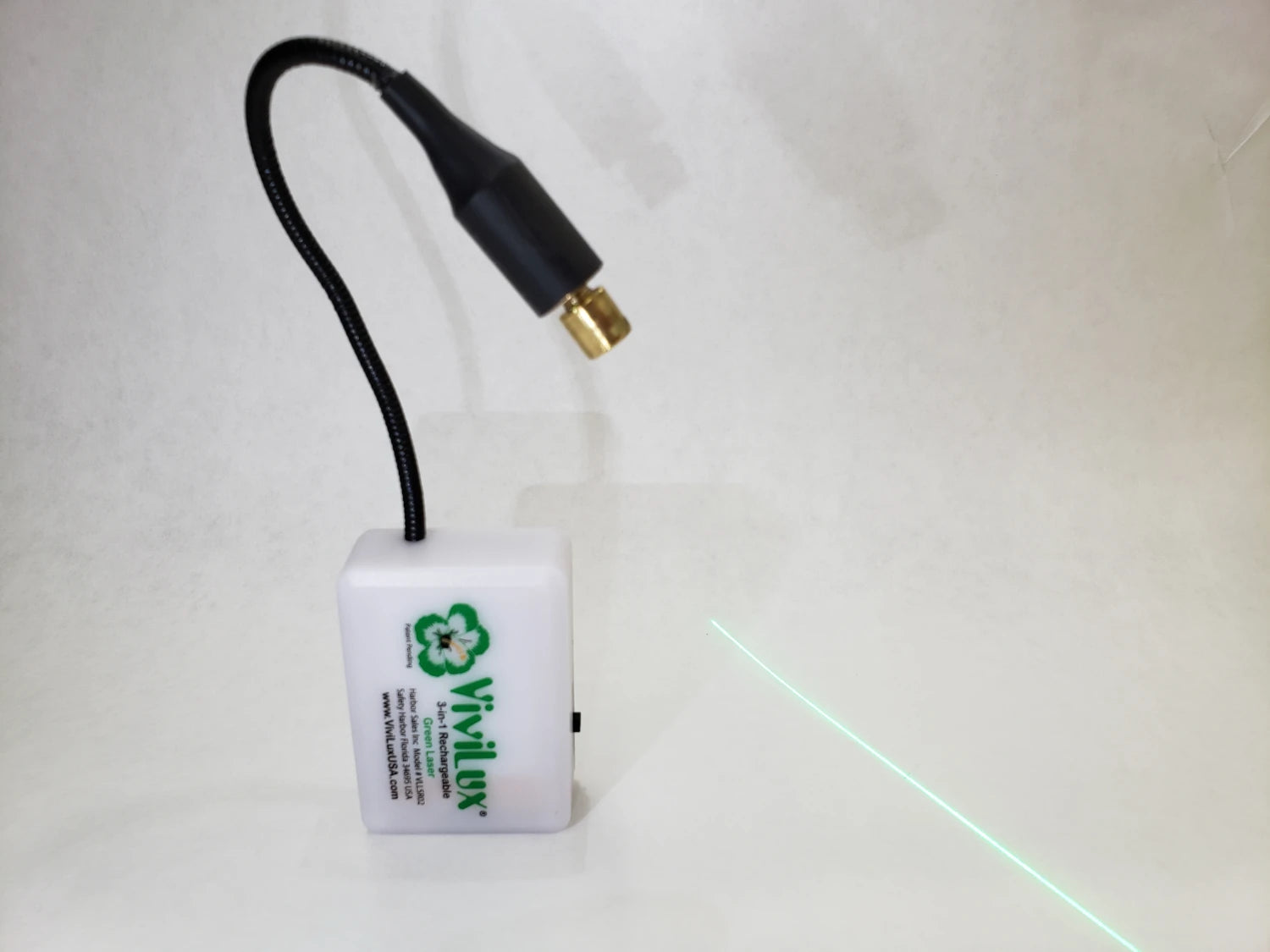 ViviLux 3 In 1 Rechargeable Green Laser System with Hook and Loop Tape US Plug # VLLSR02 - Special Order