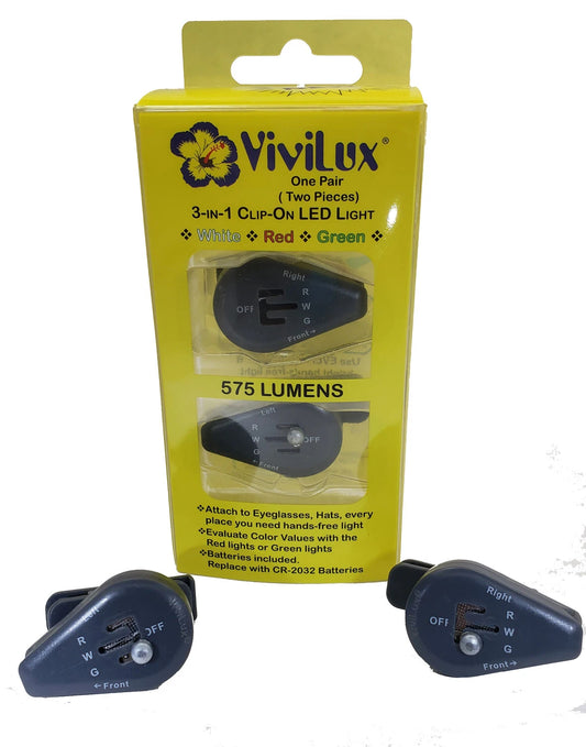 ViviLux 3-in-1 Clip-On LED Light # VLEGLWRG - Special Order