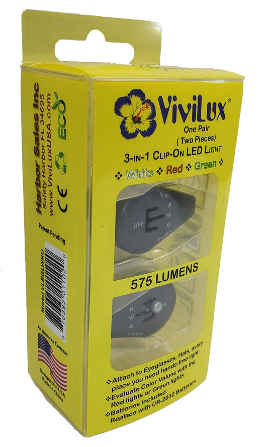 ViviLux 3-in-1 Clip-On LED Light # VLEGLWRG - Special Order
