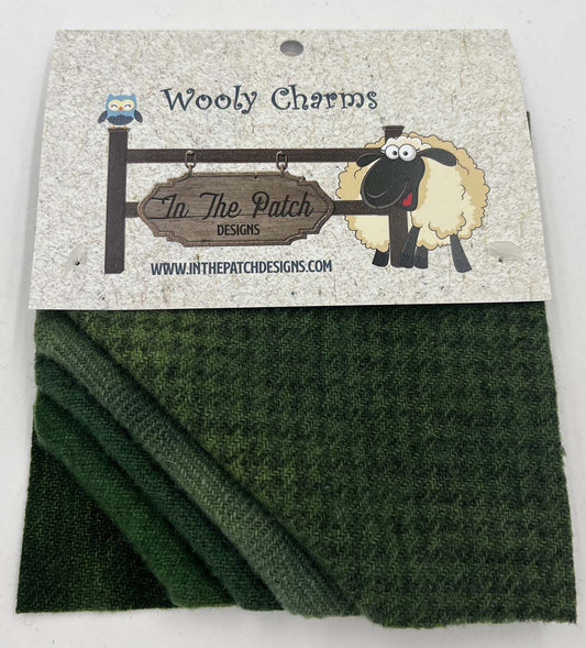 Wooly Charms 5in x 5in Moss 5ct # WC4702- Special Order