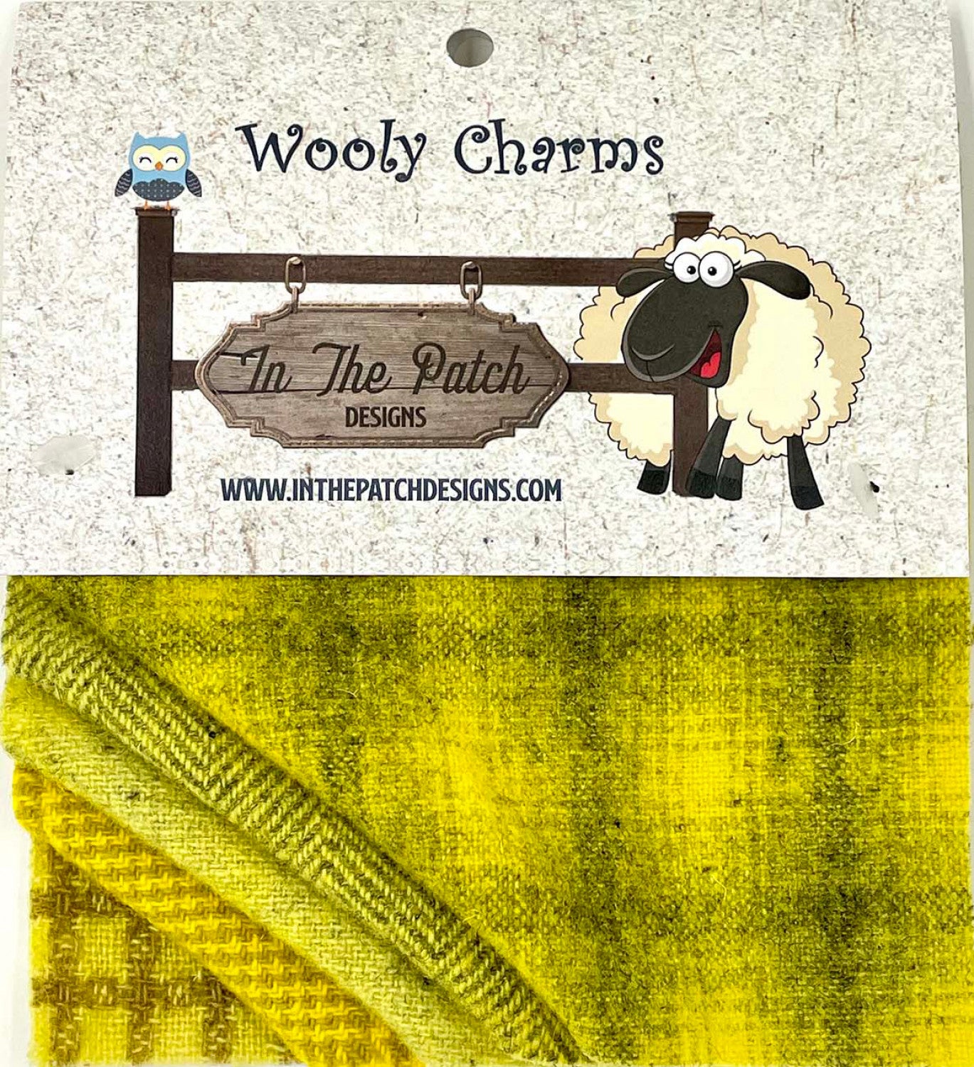 Wooly Charms 5in x 5in Happy 5ct # WC4743- Special Order