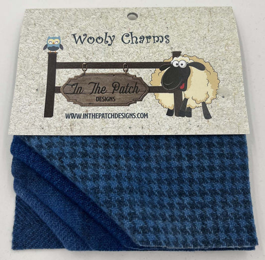 Wooly Charms 5in x 5in Prairie Blue 5ct # WC6057 - Special Order