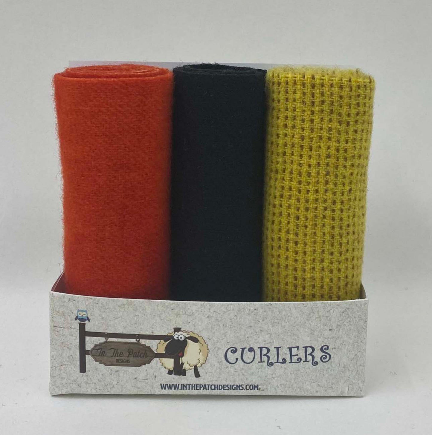 Wool Curlers 4in X 16in Poppies # WCL2232 - Special Order