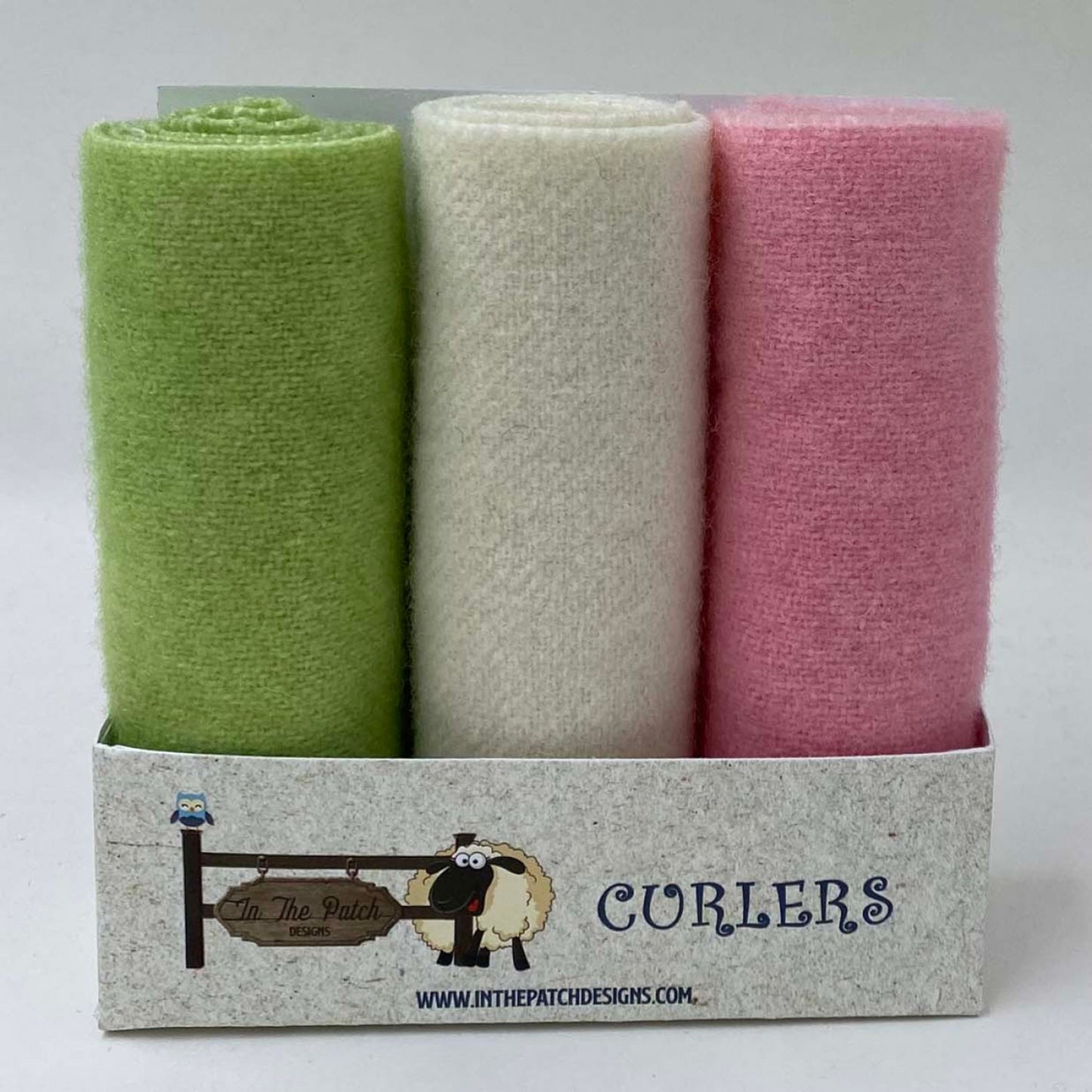 Wool Curlers 4in X 16in Shabby Chic # WCL22581- Special Order