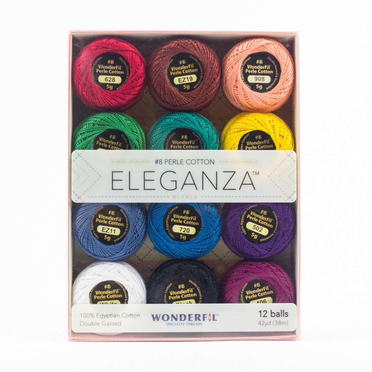 Eleganza 12-Ball Color Sets #8 Perle Cotton - Special Order