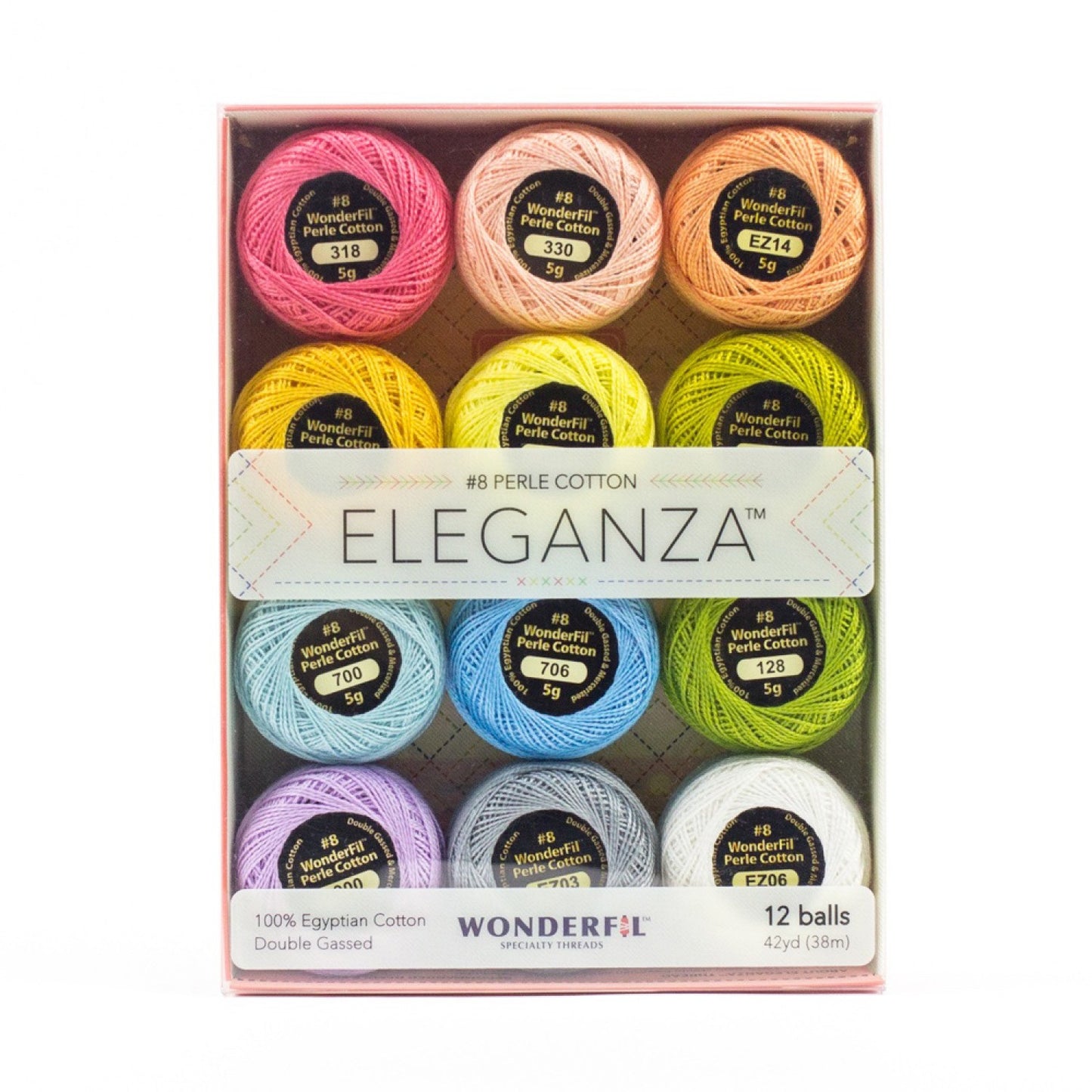 Eleganza 12-Ball Color Sets #8 Perle Cotton - Special Order