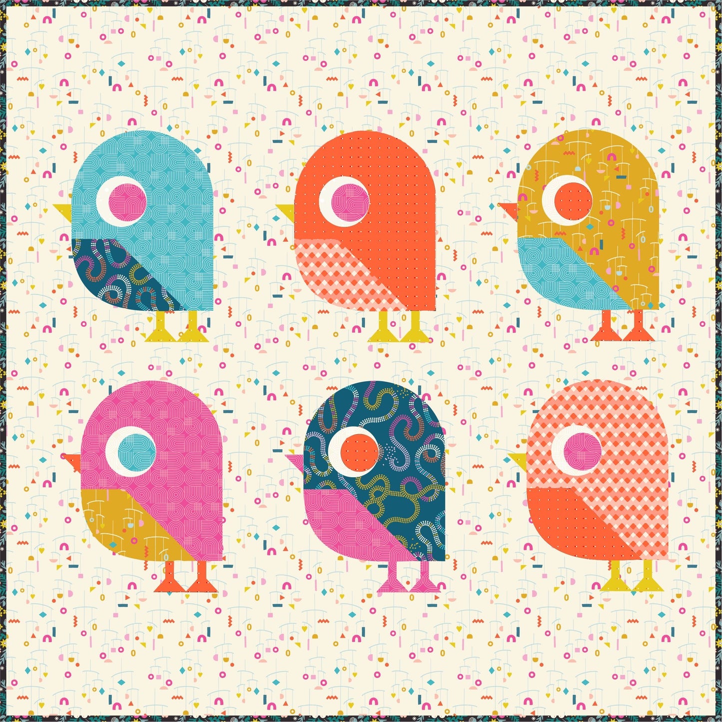 Pivot by Rashida Coleman Hale -  Baby Bird Quilt Kit