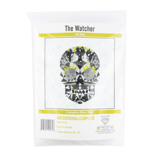 Paper Pieces Pack for Watcher Skull EPP Quilt Pattern Included # WTCHRSKLCMP - Special Order