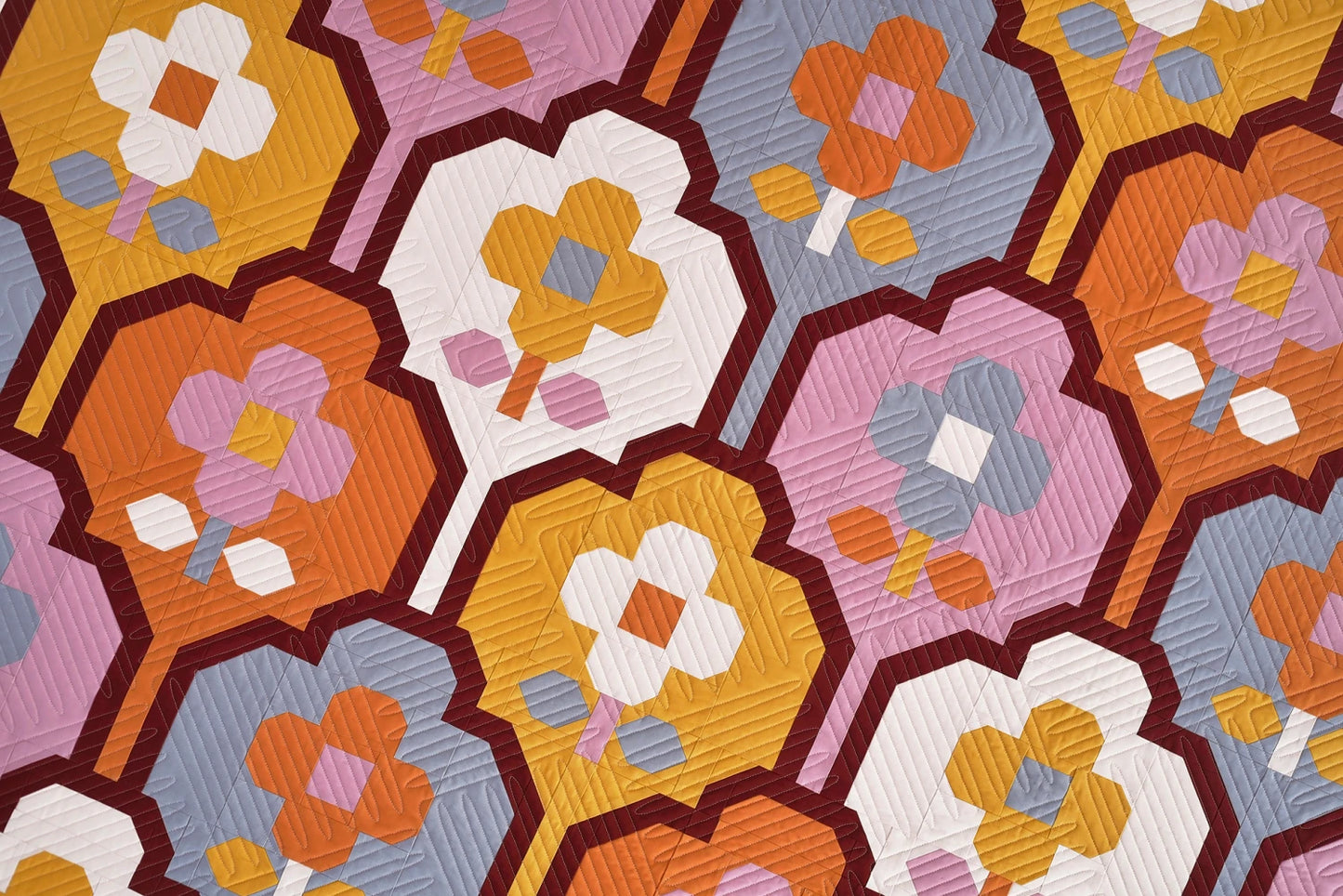Wallflower Quilt Pattern by Pen + Paper Patterns