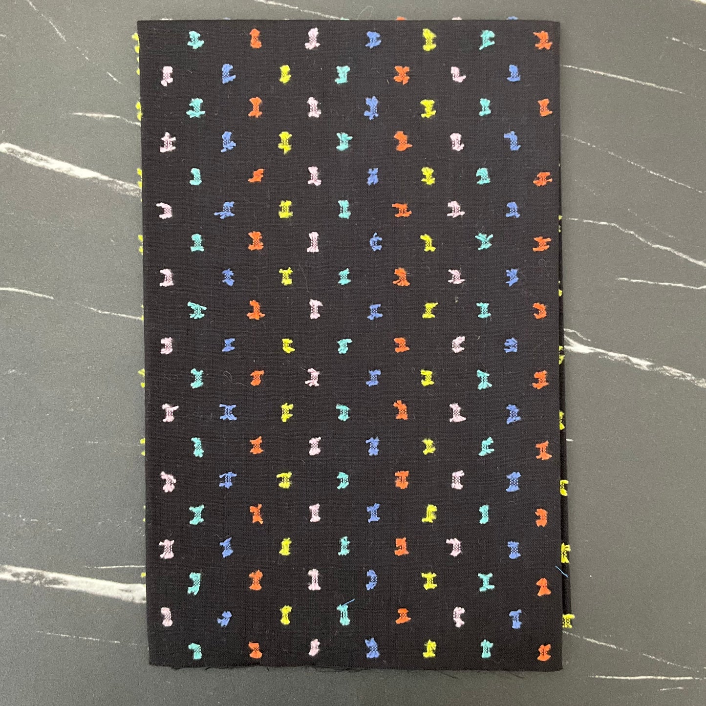 Warp & Weft Ooh Lucky Lucky by Alexia Marcelle Abegg : Flicker Soft Black Multi RS4128 12