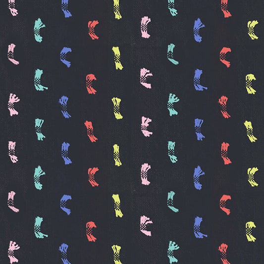 Warp & Weft Ooh Lucky Lucky by Alexia Marcelle Abegg : Flicker Soft Black Multi RS4128 12