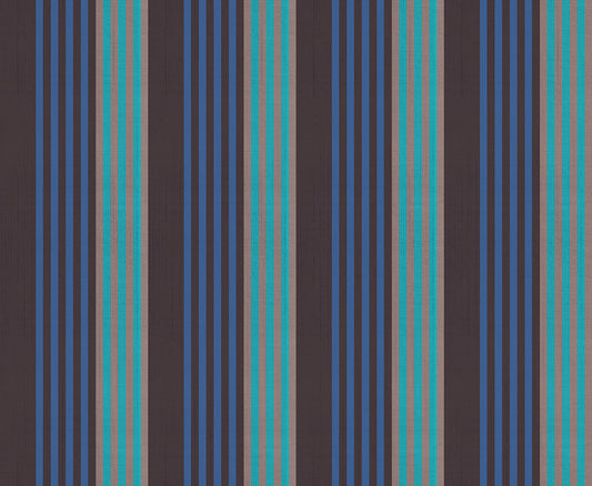 Warp & Weft Ooh Lucky Lucky by Alexia Marcelle Abegg : Ribbon Stripe Soft Black RS4126 11