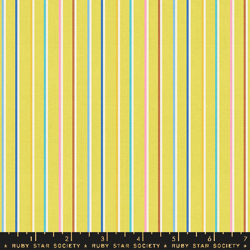 Warp & Weft Ooh Lucky Lucky by Alexia Marcelle Abegg : Sketch Stripe Citron Twist Weave RS4127 12