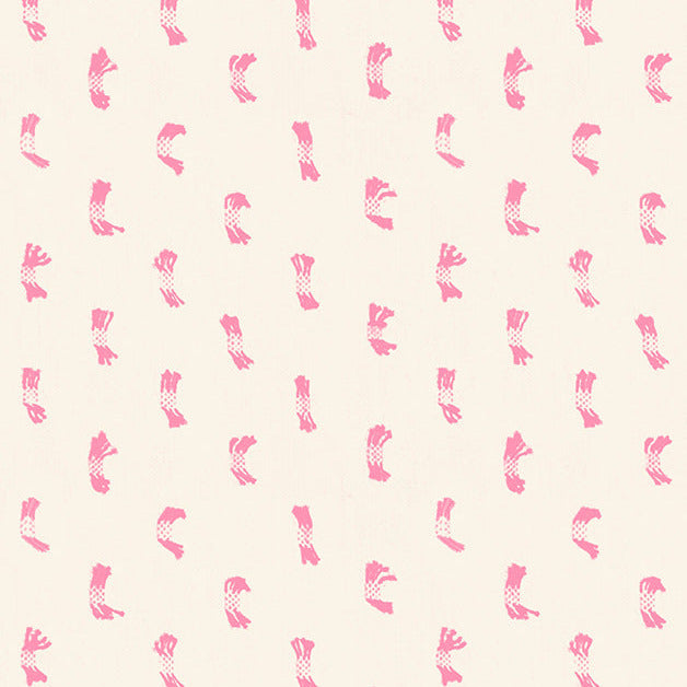 Warp & Weft Wovens Ooh Lucky Lucky by Alexia Marcelle Abegg : Flicker Natural and Pink RS4128 13