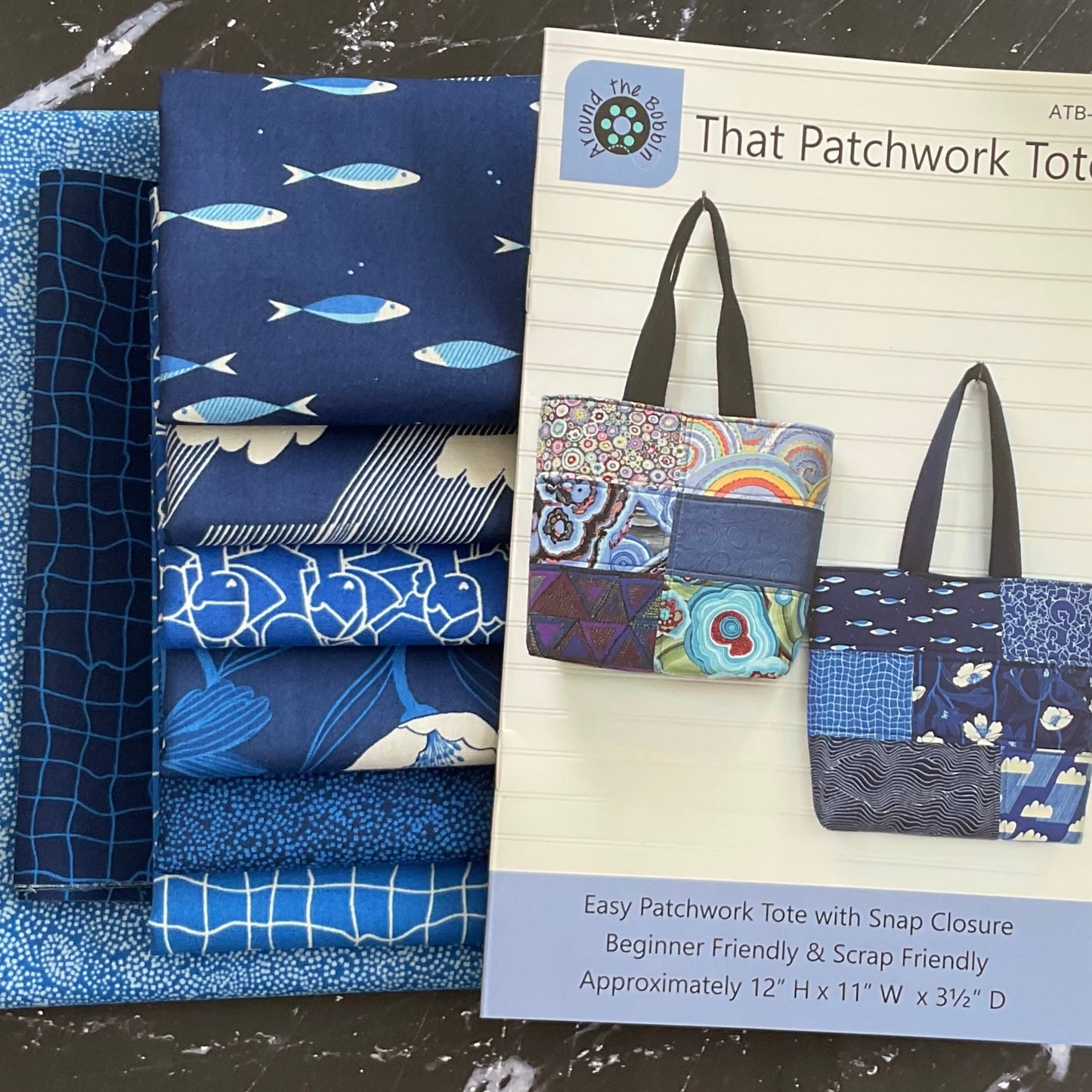 That Patchwork Tote featuring Water by Ruby Star Society