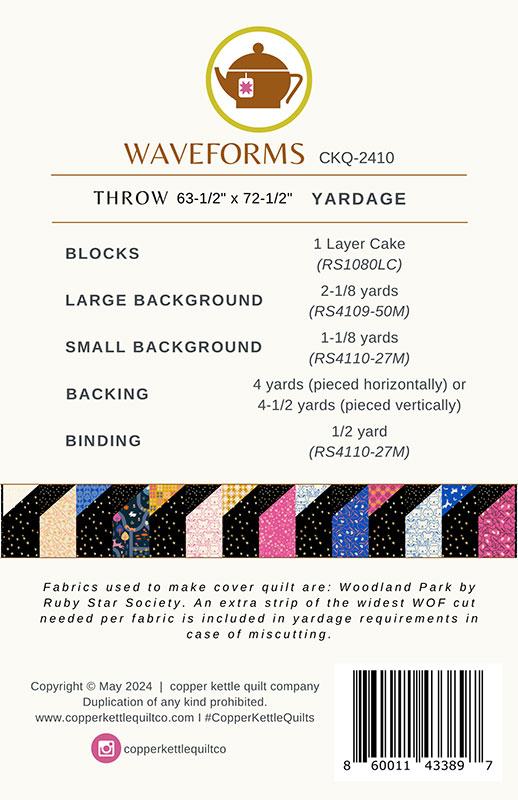 Waveforms CKQ 2410 - Special Order