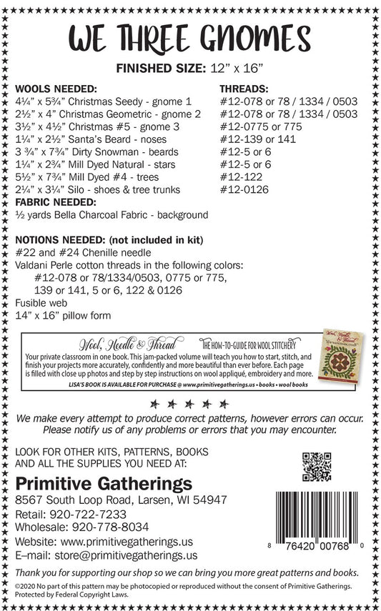 We Three Gnomes # PRI-768- Special Order