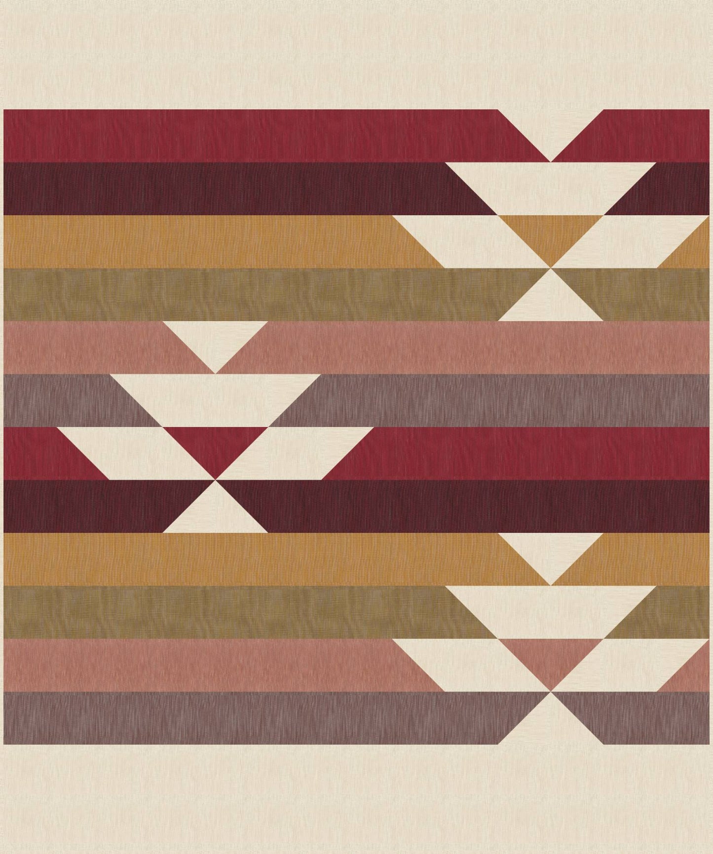 Space Dye Wovens by Figo Studio : West Hawk Quilt Kit