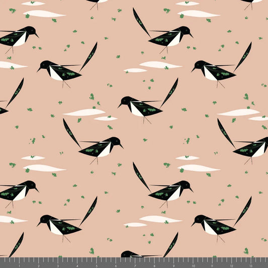 Western Birds 10 Year Anniversary by Charley Harper : Mini Black Billed Magpie CH-495