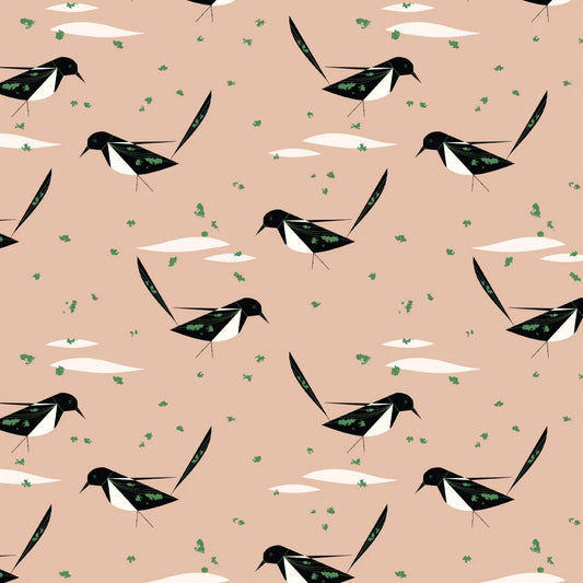 Western Birds 10 Year Anniversary by Charley Harper : Mini Black Billed Magpie CH-495