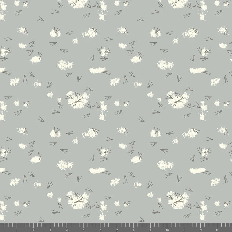 Western Birds 10 Year Anniversary by Charley Harper : Mini Tracks Gray CH-505-GRAY