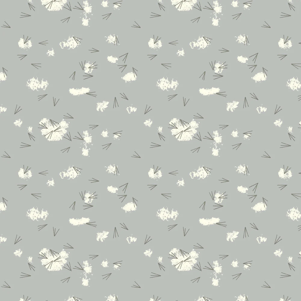 Western Birds 10 Year Anniversary by Charley Harper : Mini Tracks Gray CH-505-GRAY