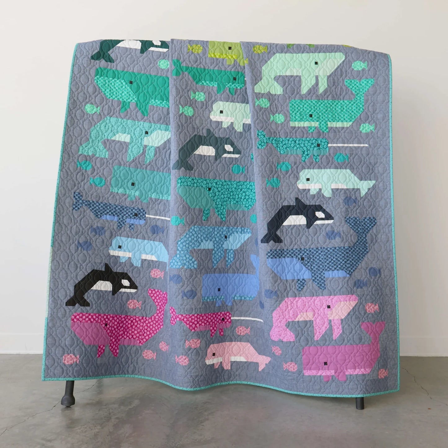 Whale Watching Quilt Pattern featuring Scenery by Elizabeth Hartman - Estimated Arrival Feb. 2026