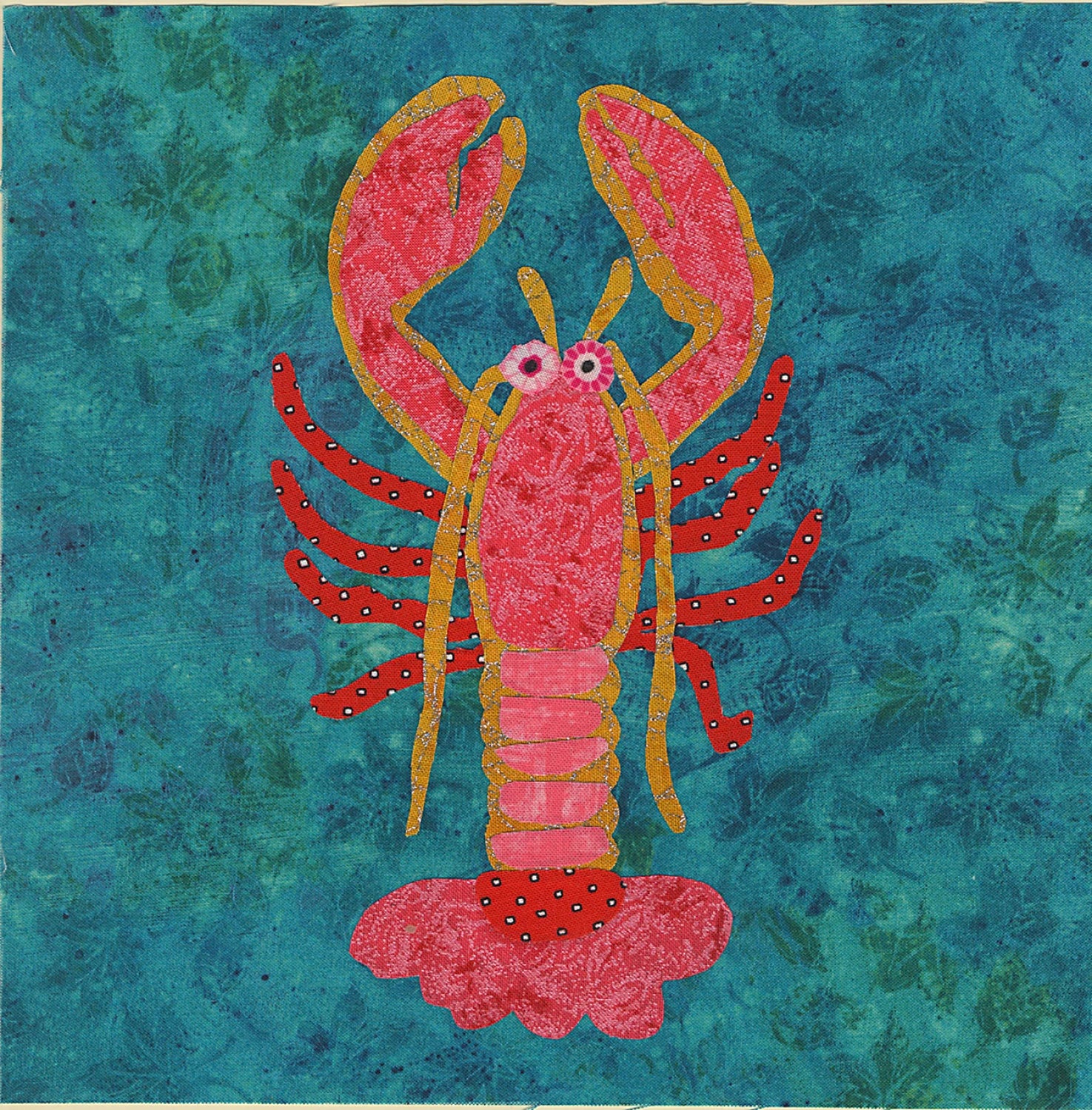 Whatevers! #59 Lobster Collage Pattern by Laura Heine
