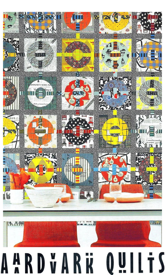 What’s So Funny ‘Bout Peace, Love & Understanding Quilt Pattern by Aardvark Quilts