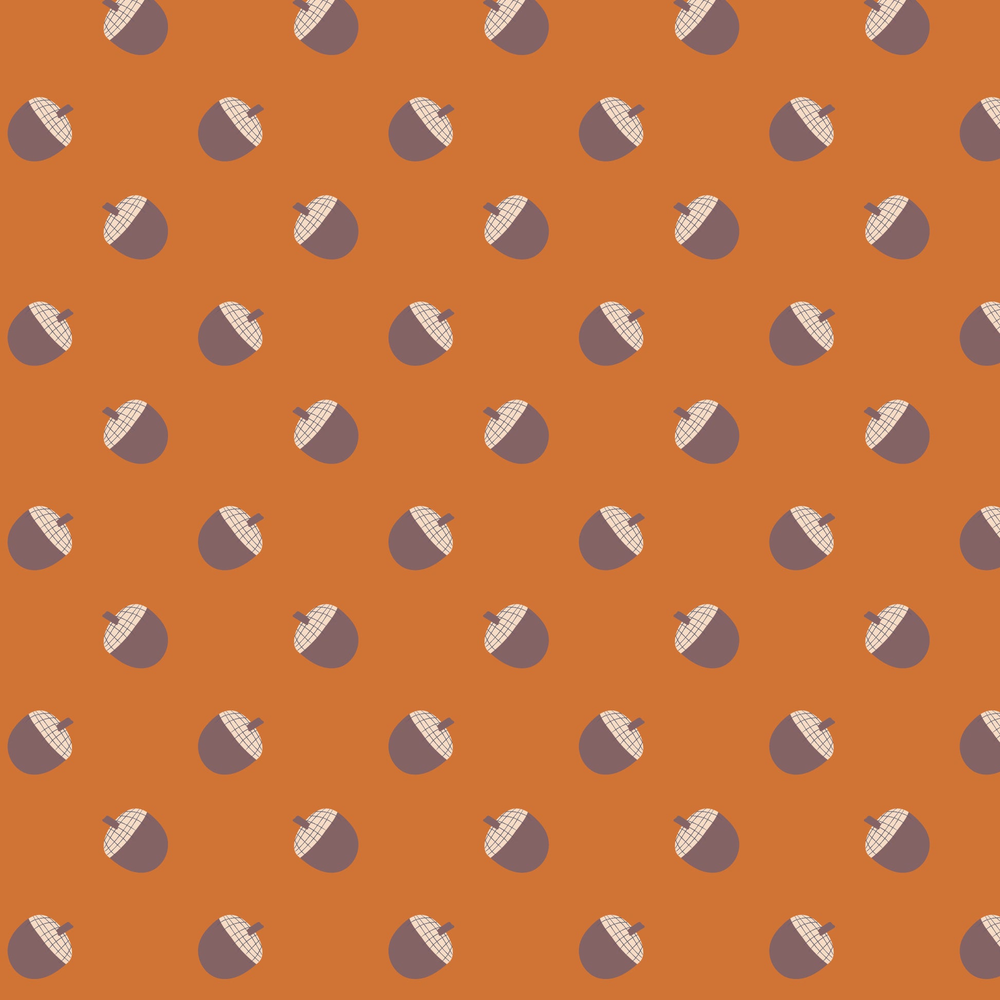 Whimsical Forest Floor by Mel Armstrong : Acorns Pumpkin 229533