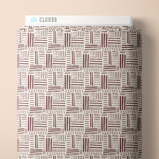 Whimsical Forest Floor by Mel Armstrong : Basket Stitch Ivory 229525