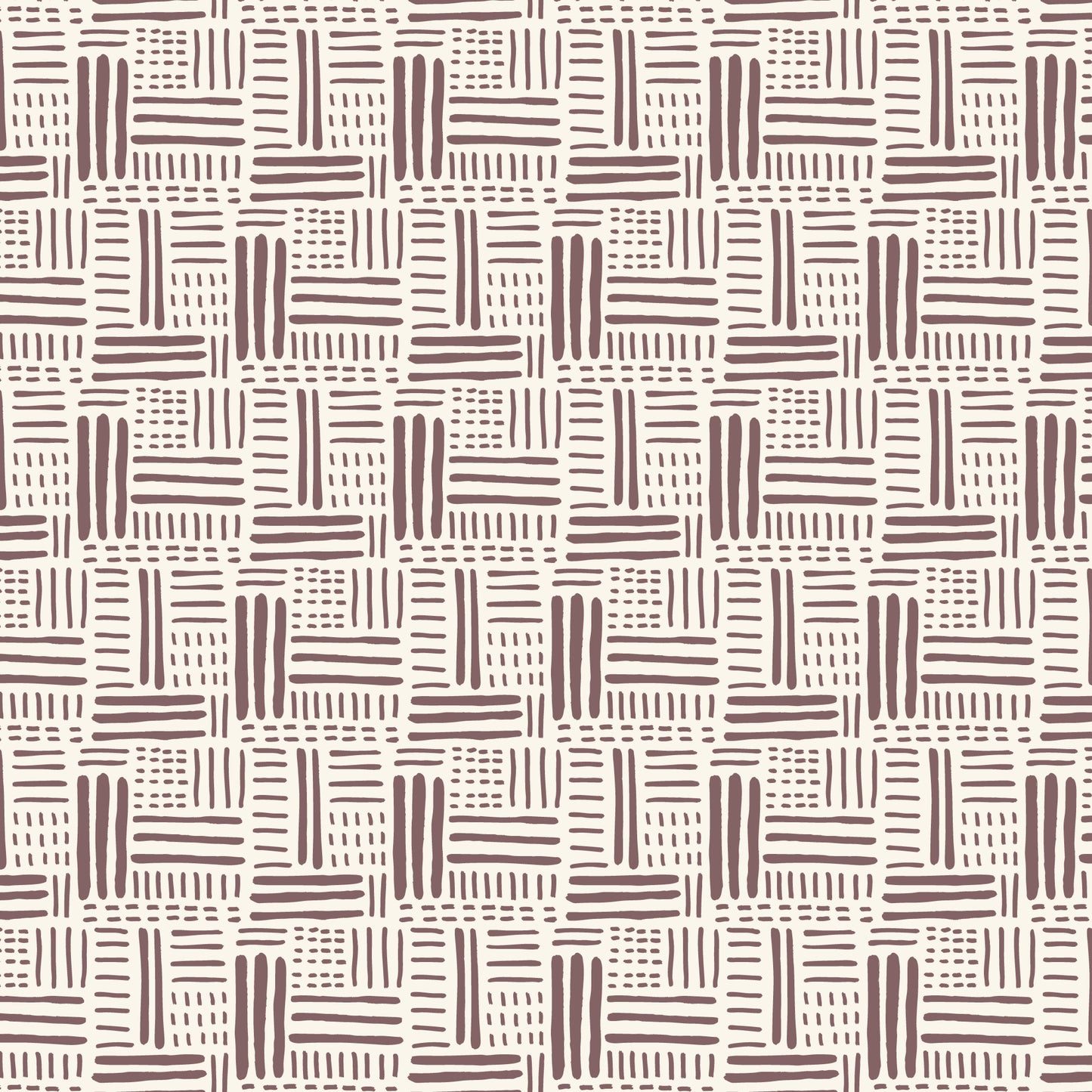 Whimsical Forest Floor by Mel Armstrong : Basket Stitch Ivory 229525