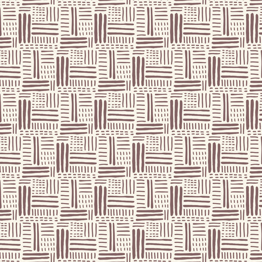 Whimsical Forest Floor by Mel Armstrong : Basket Stitch Ivory 229525