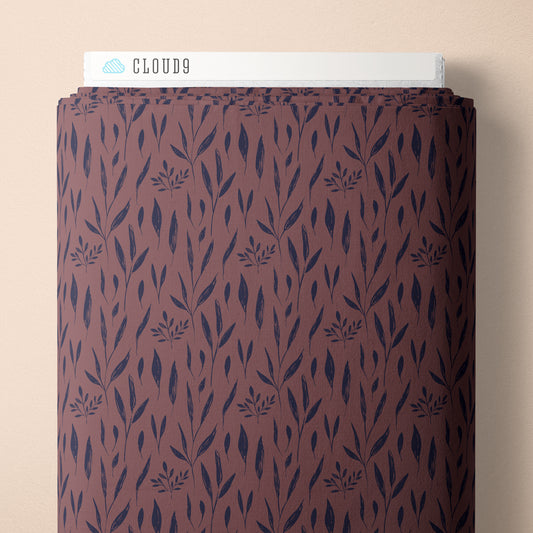 Whimsical Forest Floor by Mel Armstrong : Deep Dust Spring Red Bean 229520