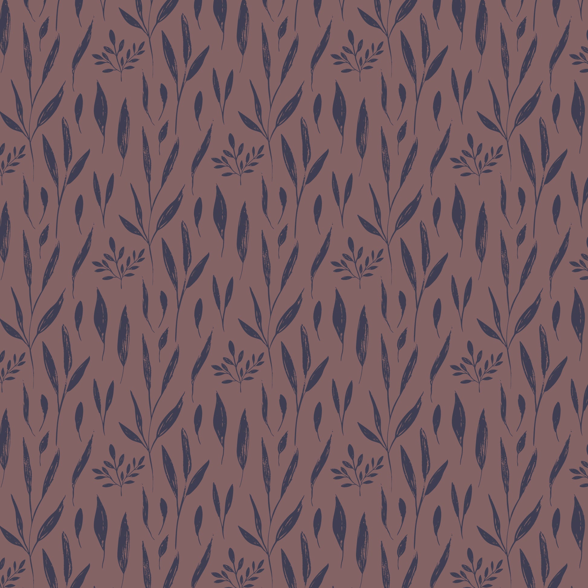 Whimsical Forest Floor by Mel Armstrong : Deep Dust Spring Red Bean 229520