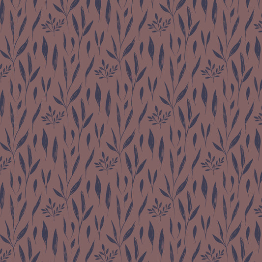 Whimsical Forest Floor by Mel Armstrong : Deep Dust Spring Red Bean 229520